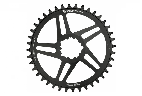 Plateau Wolf Tooth Direct Mount Sram Drop-Stop B Noir 1 Plateau Wolf Tooth Direct Mount Sram Drop-Stop B Noir