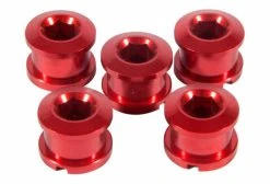 Excess Pack De 5 Vis INSIGHT Pour Couronne 6.5 X 4mm Alu Rouge