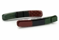 SET DE 4 PATINS DE FREIN V-BRAKE CARTRIDGE XLC NOIR/ROUGE/VERT