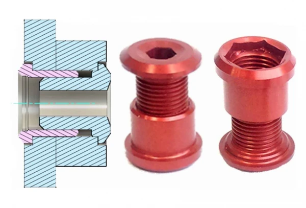 Kit De 4 Vis Cheminées Rennen XL Bleu 2 Kit De 4 Vis Cheminées Rennen XL Bleu – Image 2
