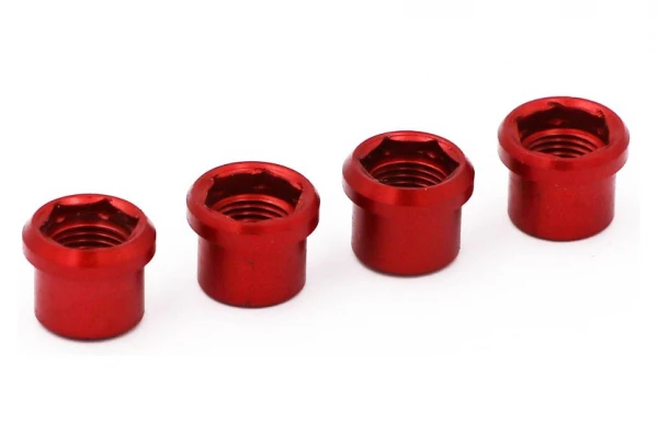 Kit De 4 Vis Cheminées Rennen XL Rouge 1 Kit De 4 Vis Cheminées Rennen XL Rouge