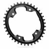 Plateau Narrow Wide AbsoluteBlack CX 1X Oval 110/4 BCD N/W Traction Chainring 12 V Noir