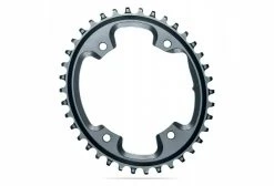 Plateau Narrow Wide AbsoluteBlack CX 1X Oval 110/4 BCD N/W Traction Chainring 12 V Gris