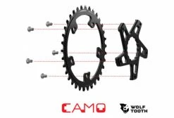 Plateau Wolf Tooth CAMO Aluminum Drop-Stop A Pour Étoile Wolf Tooth CAMO Noir -Cyclocross Soldes Boutique unnamed file 337