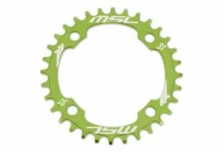 MSC Plateau CNC Alu 7075 Narrow Wide 4 Branches 104mm Vert -Cyclocross Soldes Boutique unnamed file 483