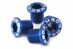 MSC Kit 4 Vis Plateaux Alu 7075T6 BLEU